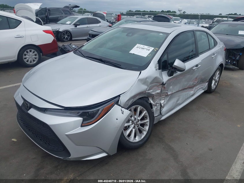 VIN 5YFHPRAE0LP011099 2020 TOYOTA COROLLA LE
