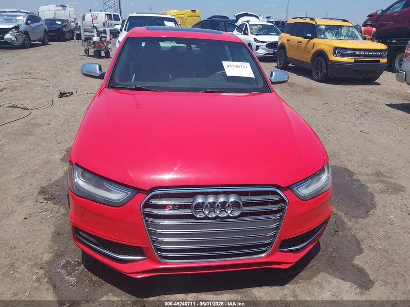 2014 Audi S4 3.0T Premium Plus VIN: WAUKGAFL5EA098453 Lot: 45240711