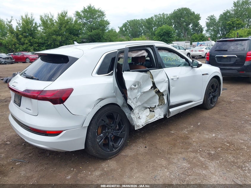 Vin: wa1aaage1mb003034, lot: 45738524, audi e-tron premium quattro 20214