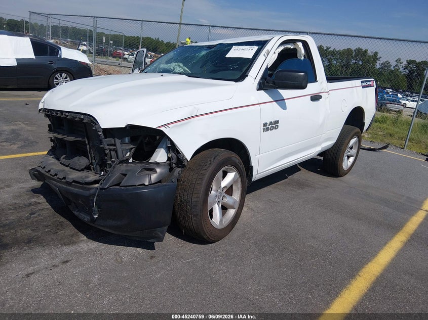 Vin: 3c6jr6ag7eg292474, lot: 45738550, ram 1500 tradesman 20142