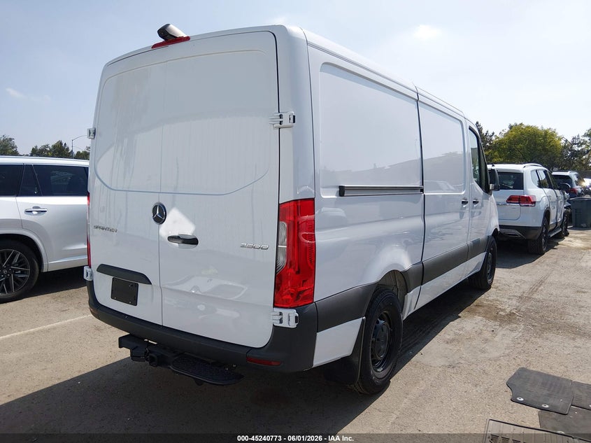 Vin: w1y4nbhy6st220717, lot: 45738564, mercedes-benz sprinter 2500 standard roof 4-cyl diesel ho 20254