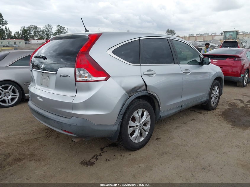 2012 Honda Cr-v 2.4 Ex Silver Lot 111045240817 Vin JHLRM4H50CC028664