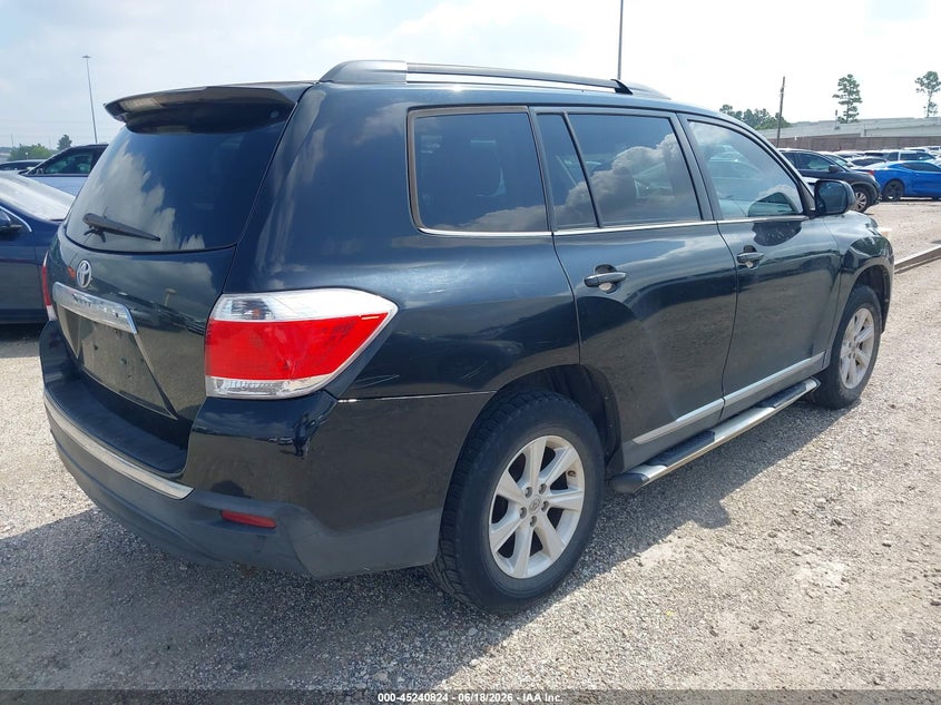 Vin: 5tdzk3eh5ds093165, lot: 45738615, toyota highlander base plus v6 20134
