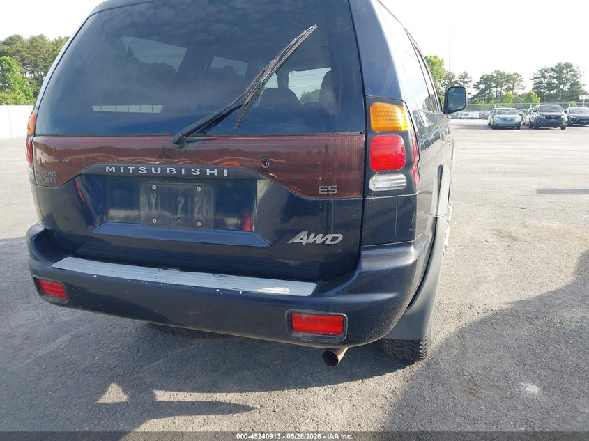 2003 Mitsubishi Montero Sport Es/Ls VIN: JA4MT21H03J026504 Lot: 45240913