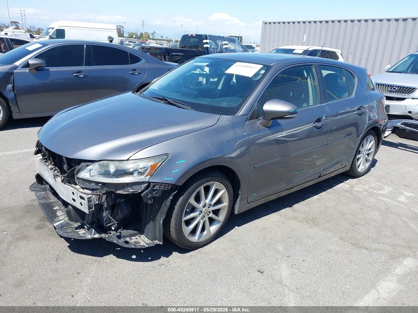 JTHKD5BH2C2102467 2012 Lexus Ct 1.8 Ct 200H Premium grey