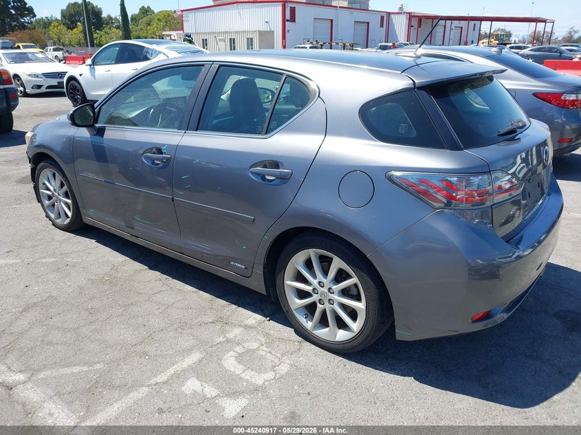 JTHKD5BH2C2102467 2012 Lexus Ct 1.8 Ct 200H Premium grey