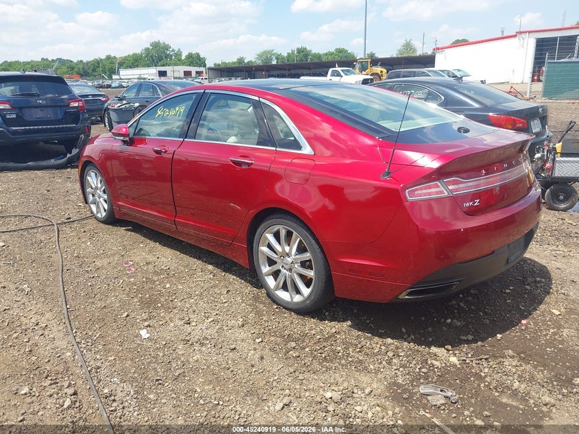 2014 Lincoln Mkz VIN: 3LN6L2G9XER811082 Lot: 45240919