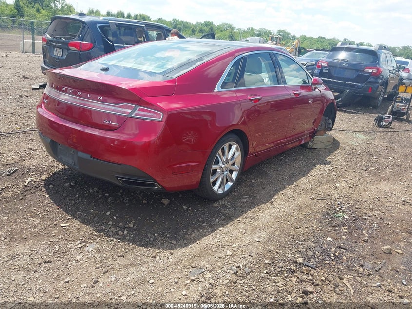2014 Lincoln Mkz VIN: 3LN6L2G9XER811082 Lot: 45240919