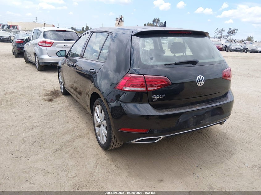 Vin: 3vwg57au7km034556, lot: 45738722, volkswagen golf 1.4t s/1.4t se 20193