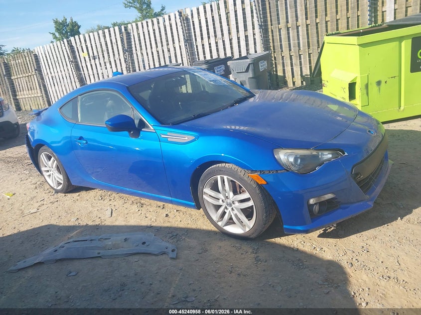 2013 Subaru Brz Limited VIN: JF1ZCAC11D1611217 Lot: 45240958