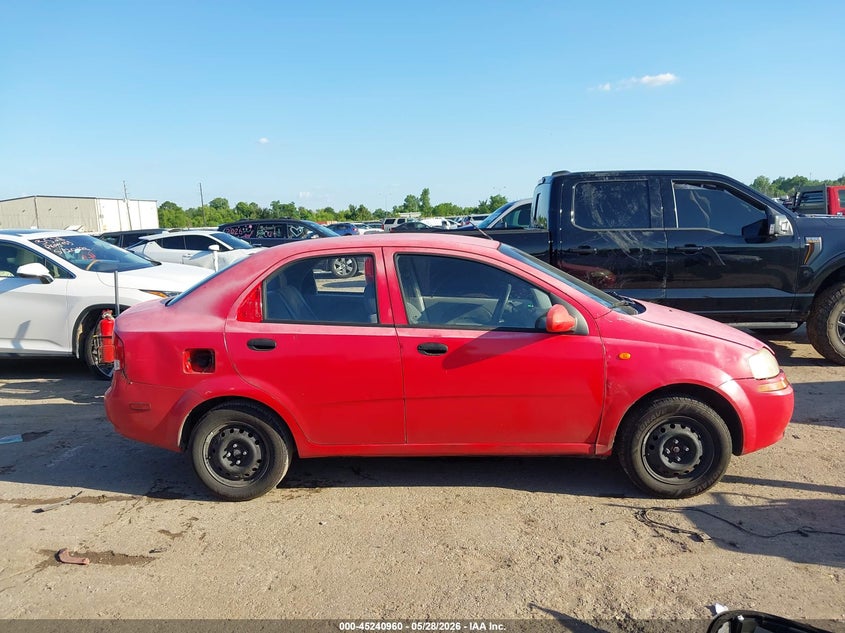 2004 Chevrolet Aveo VIN: KL1TD52694B124284 Lot: 45240960