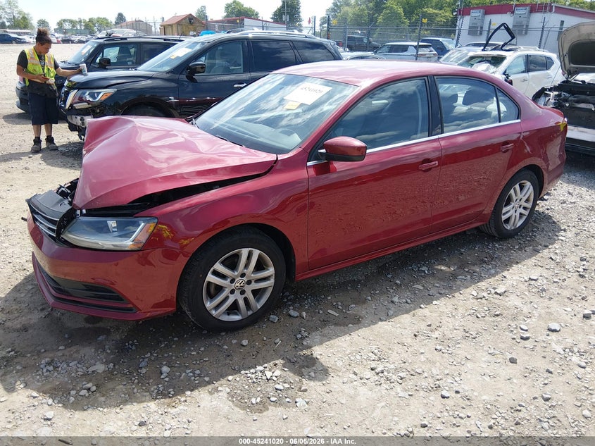 Vin: 3vw2b7aj5hm275775, lot: 45738811, volkswagen jetta 1.4t s 20172