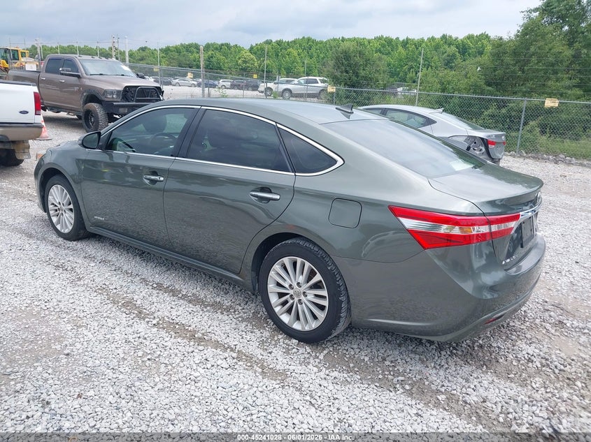 Vin: 4t1bd1eb7eu019184, lot: 45738819, toyota avalon hybrid limited 20143