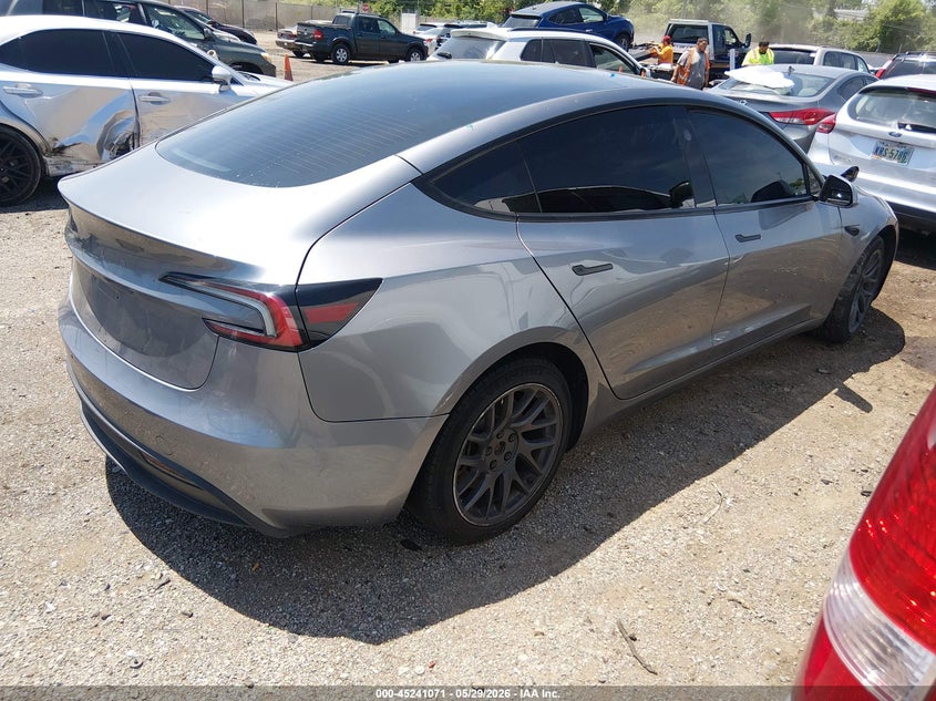 Vin: 5yj3e1ea9sf911194, lot: 45738862, tesla model 3 long range rear-wheel drive/standard rear-wheel drive 20254