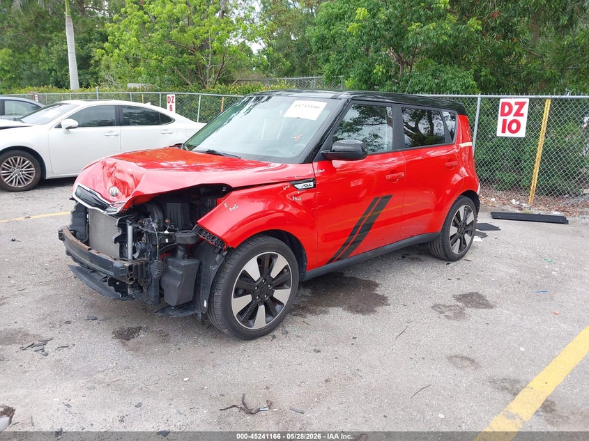 Vin: kndjp3a58g7282966, lot: 45738957, kia soul + 20162