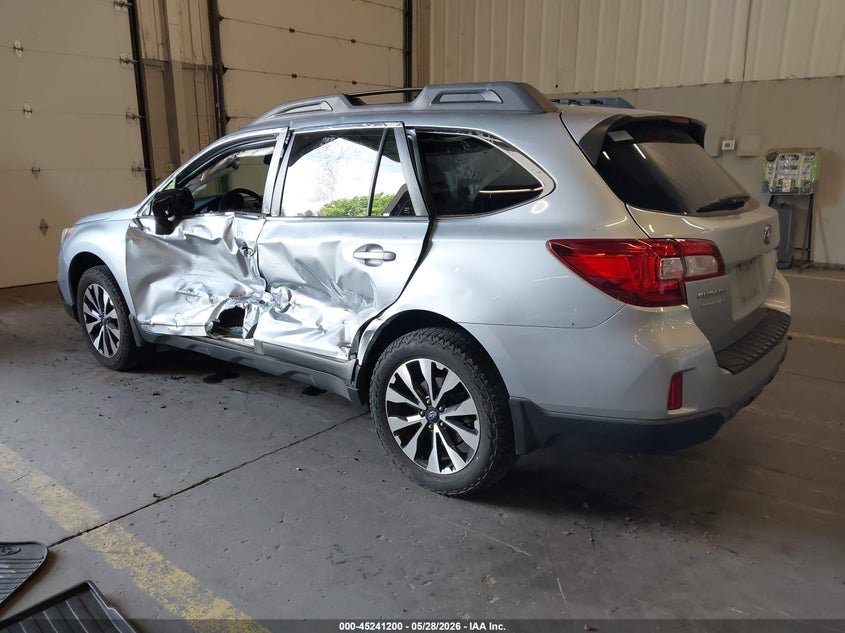Vin: 4s4bsanc1f3290599, lot: 45738990, subaru outback 2.5i limited 20153