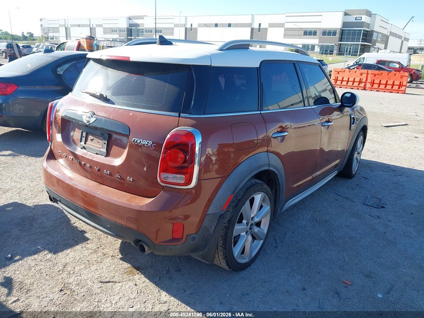 Vin: wmzyt3c31j3d99666, lot: 45739031, mini countryman cooper s 20184