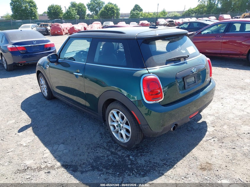 Vin: wmwxp5c57k2h96400, lot: 45739039, mini hardtop cooper 20193