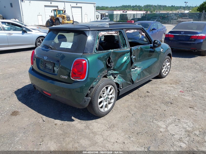 Vin: wmwxp5c57k2h96400, lot: 45739039, mini hardtop cooper 20194