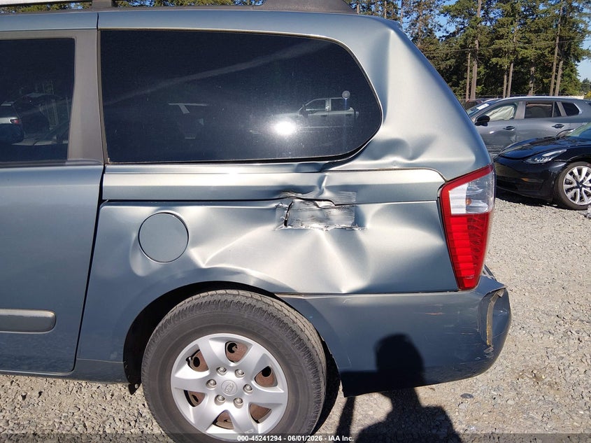 2007 Kia Sedona Lx VIN: KNDMB233476109341 Lot: 45241294