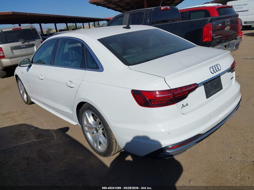 Vin: waueaaf4xpn008734, lot: 45739090, audi a4 premium plus 45 tfsi s line quattro s tronic 20233