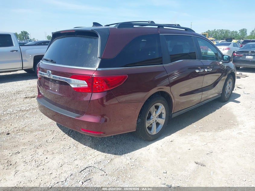 Vin: 5fnrl6h7xkb075229, lot: 45739144, honda odyssey ex-l 20194