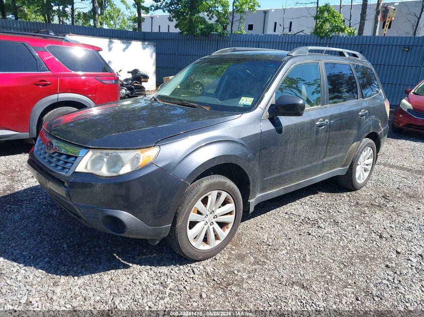 2012 Subaru Forester 2.5 2.5X Premium grey Lot 111045241418 Vin JF2SHADC9CH442780