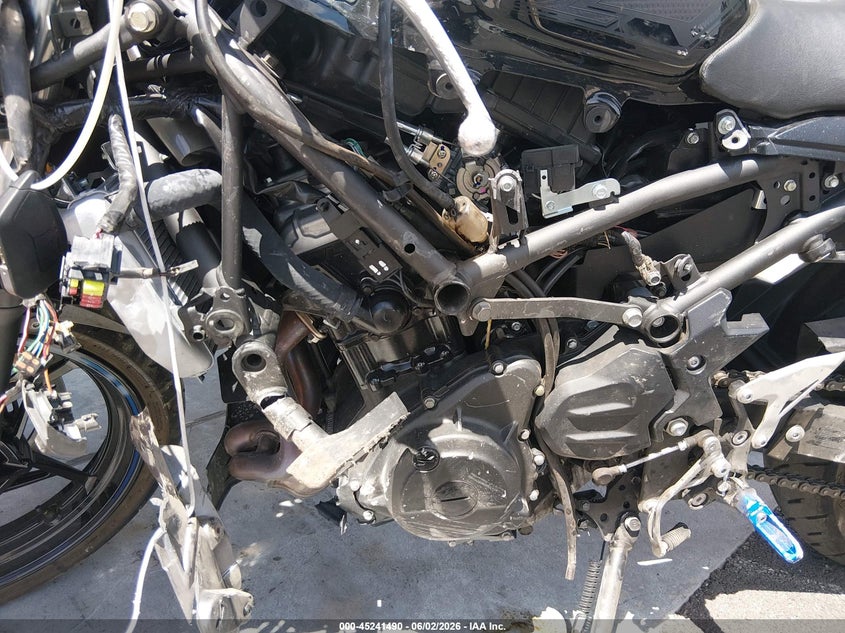 2025 Kawasaki Ex500 A/B VIN: ML5EXGJ10SDA57356 Lot: 45241490