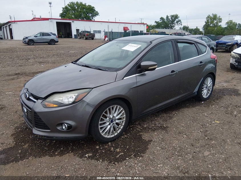 Vin: 1fadp3n25el275352, lot: 45739310, ford focus titanium 20142