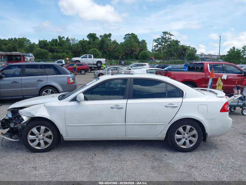 2007 Kia Optima Ex V6 VIN: KNAGE124975153783 Lot: 45241568