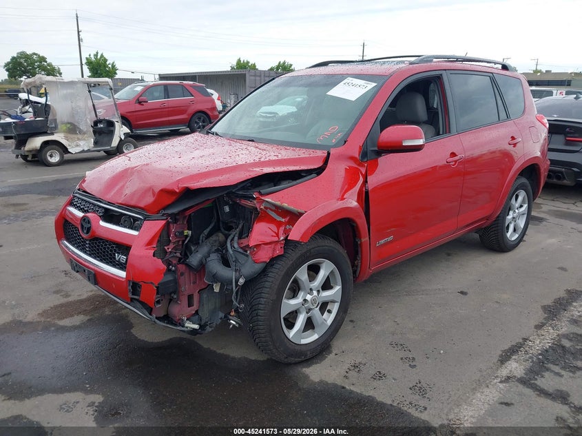 2012 Toyota Rav 4 3.5 Rav4 Limited V6 red Lot 111045241573 Vin 2T3DK4DV6CW088612