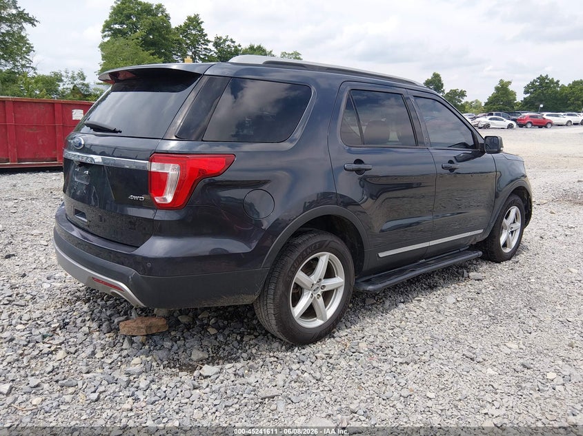 Vin: 1fm5k8d84hga72090, lot: 45739402, ford explorer xlt 20174