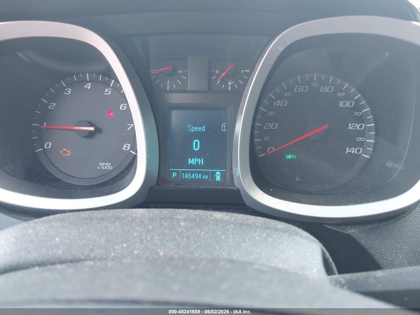 2012 Chevrolet Equinox 2.4 1Lt grey Lot 111045241659 Vin 2GNFLEEK9C6365918
