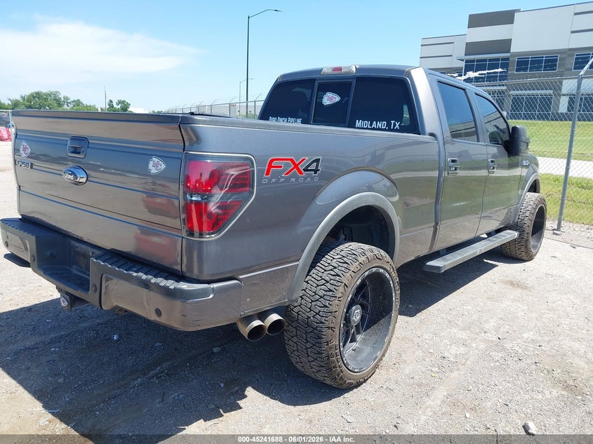 2012 Ford F-150 5.0 Fx4 grey Lot 111045241688 Vin 1FTFW1EF7CFB13537