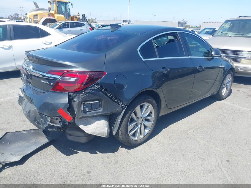 Vin: 2g4gk5ex6g9116360, lot: 45739549, buick regal turbo 20164