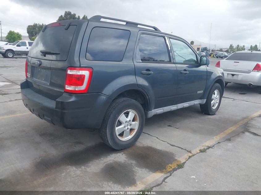 2008 Ford Escape 2.3 Xlt Grey Lot 111045241767 Vin 1FMCU03Z68KA09566