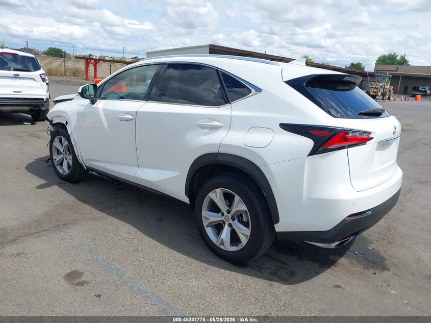 Vin: jtjyarbz3h2060898, lot: 45739566, lexus nx 200t 20173