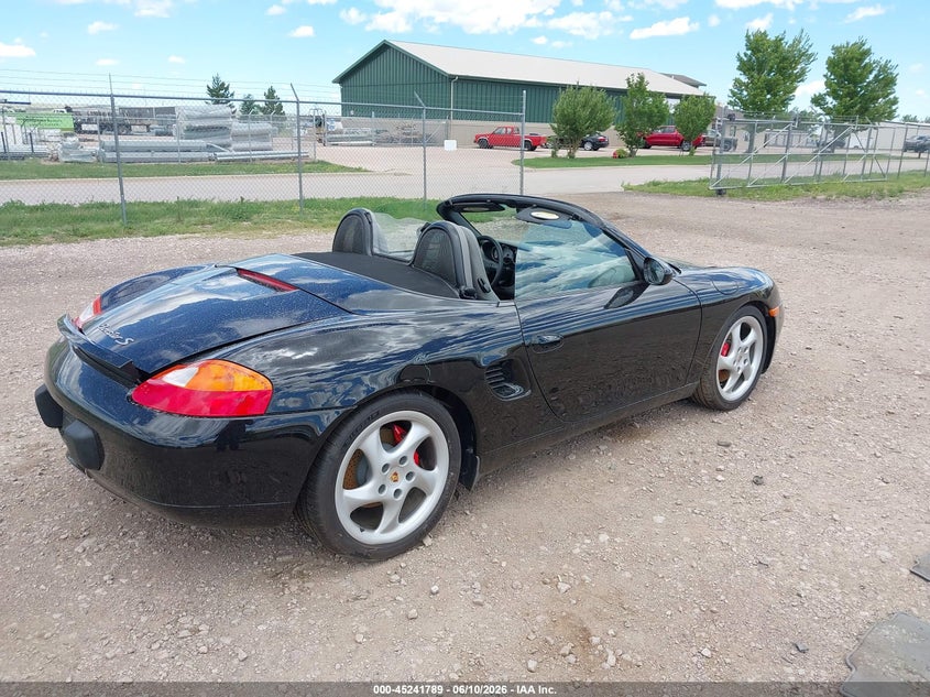 PORSCHE BOXSTER 2000 VIN WP0CB2985YU663886