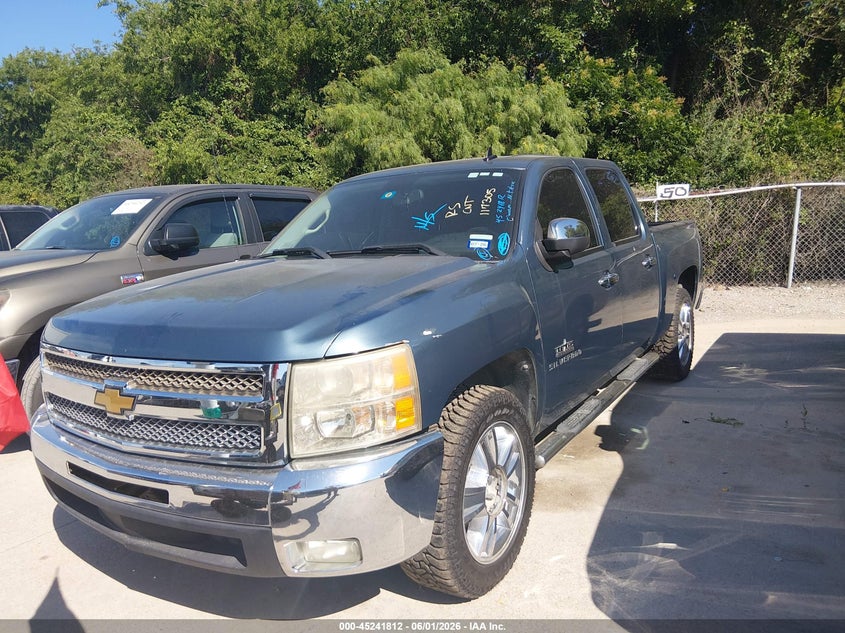 2012 Chevrolet Silverado 5.3 1500 Lt blue Lot 111045241812 Vin 3GCPCSE0XCG117305