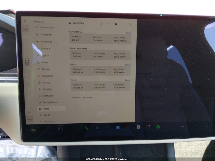 2022 TESLA MODEL X auction photo 7