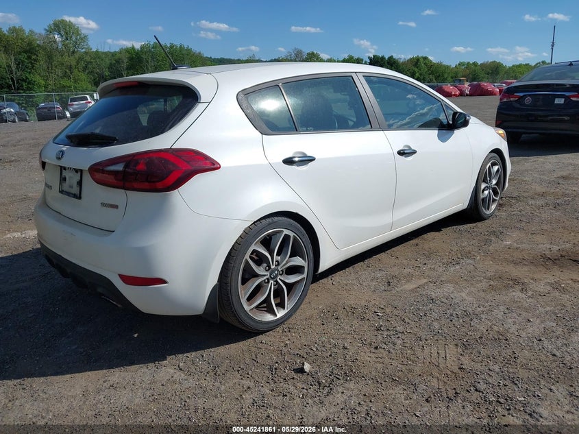 Vin: knafz5a34g5626361, lot: 45739653, kia forte sx 20164