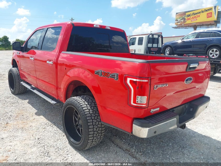 2016 FORD F-150 PICKUP 2.7L V-6 DI, DOHC, VVT, TURBO, 325HP