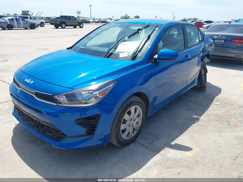 Vin: 3kpa24adxpe552100, lot: 45739707, kia rio s 20232