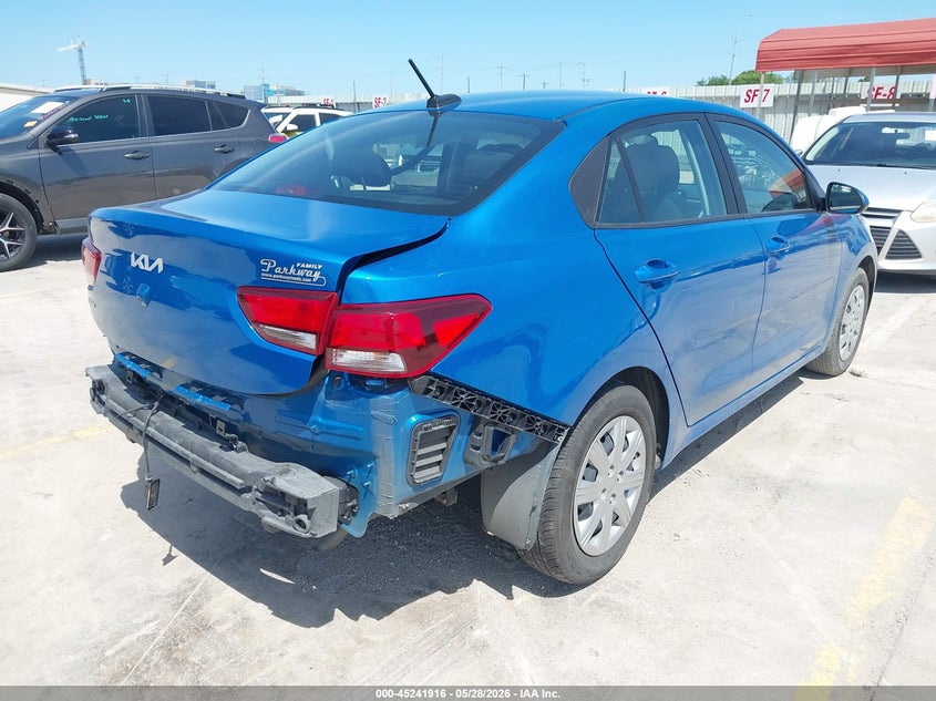 Vin: 3kpa24adxpe552100, lot: 45739707, kia rio s 20234