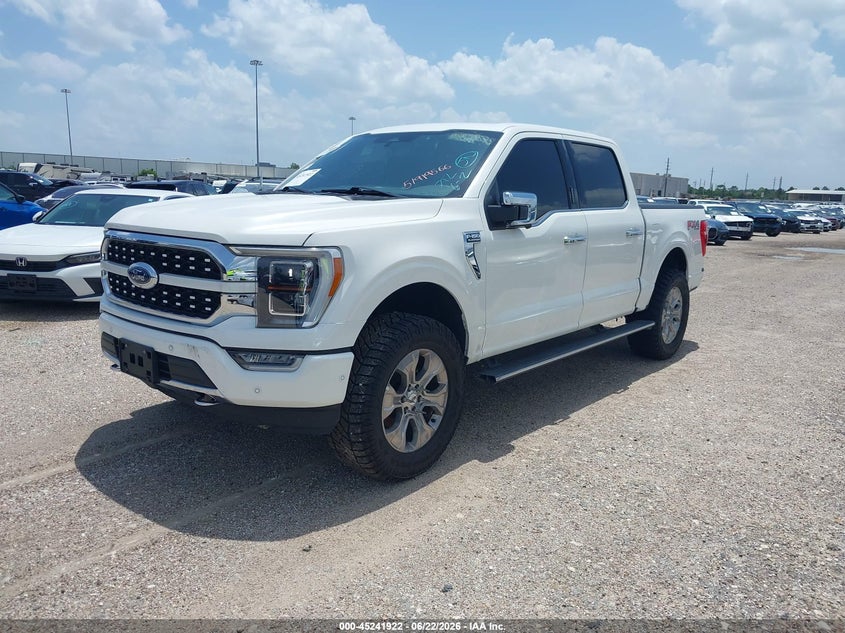 Vin: 1ftfw1e87nfa48211, lot: 45739713, ford f-150 platinum 20222