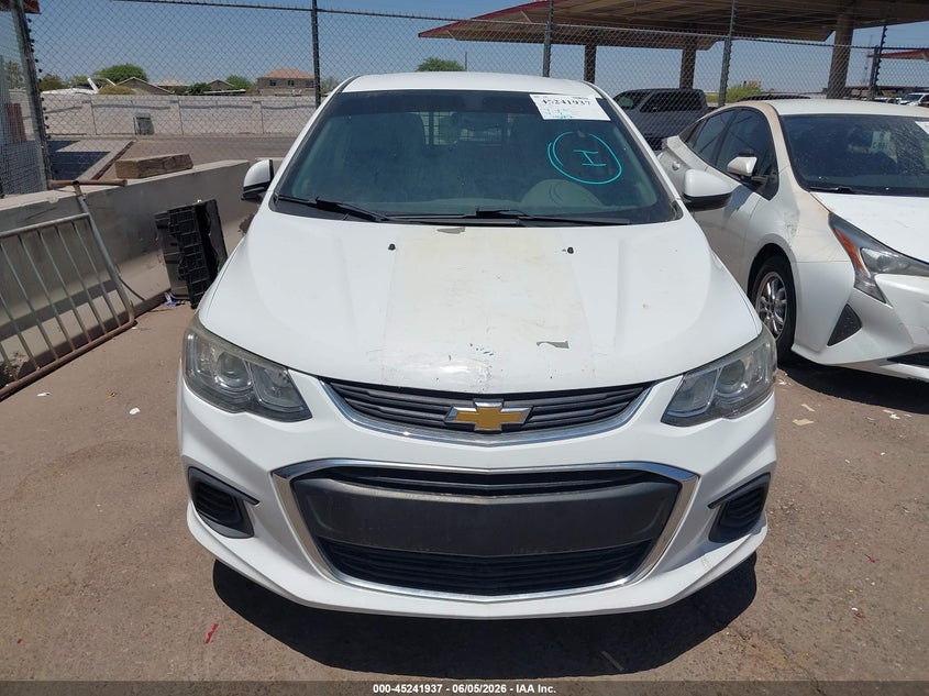 2018 Chevrolet Sonic Lt Auto VIN: 1G1JG6SHXJ4110515 Lot: 45241937