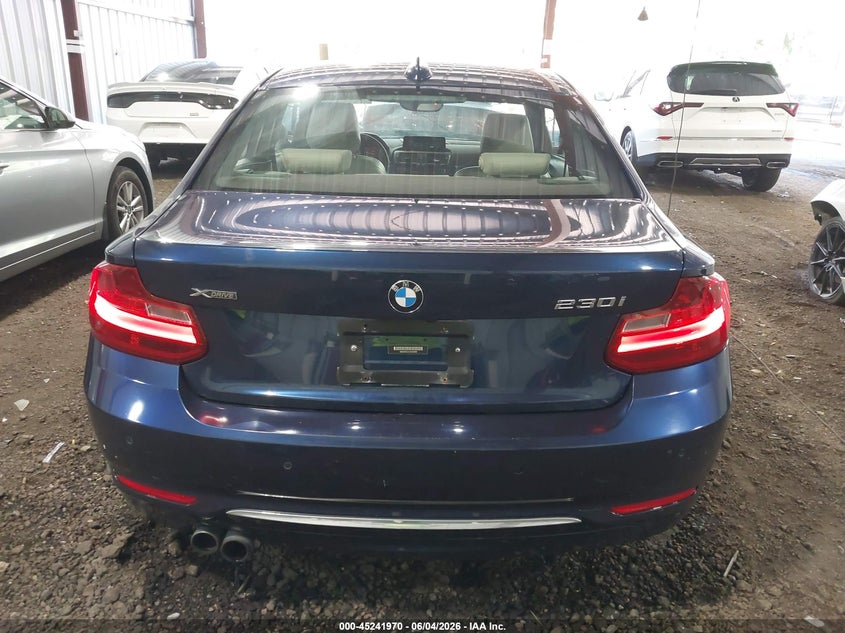 2017 BMW 230I xDrive VIN: WBA2H9C31H7A25858 Lot: 45241970