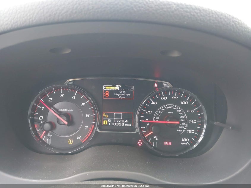 2019 Subaru Wrx Limited VIN: JF1VA1J62K9816594 Lot: 45241979