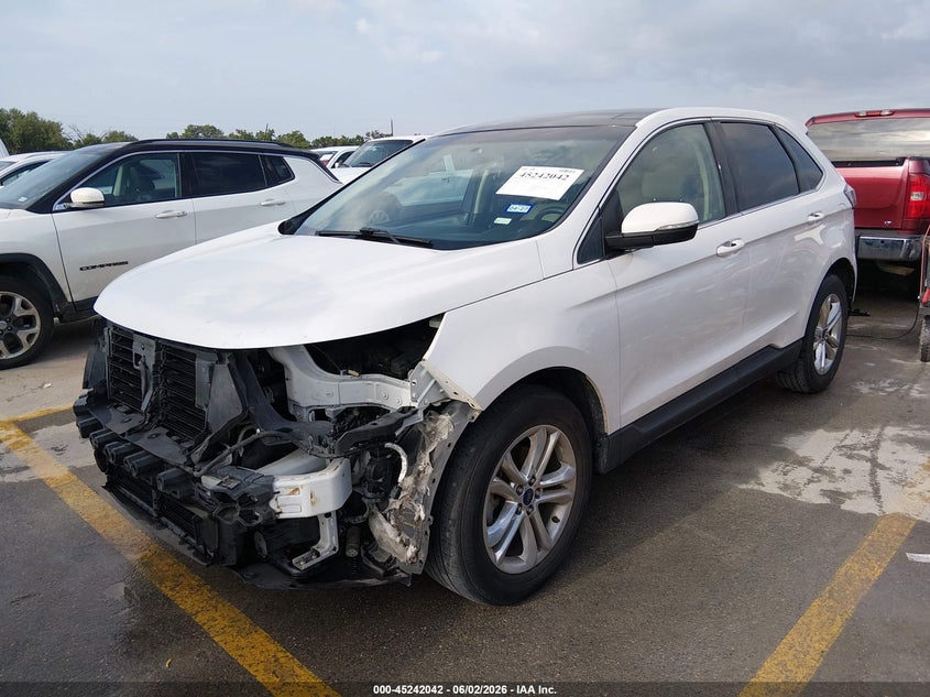 Vin: 2fmpk3j9xfbb26974, lot: 45739833, ford edge sel 20152