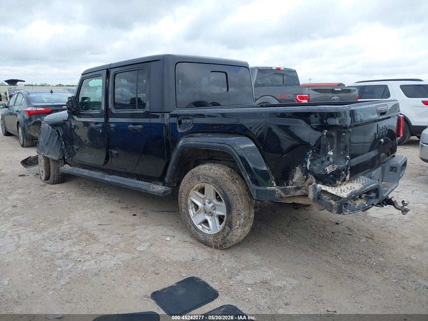 Vin: 1c6hjtag4pl505729, lot: 45739867, jeep gladiator sport s 4x4 20233
